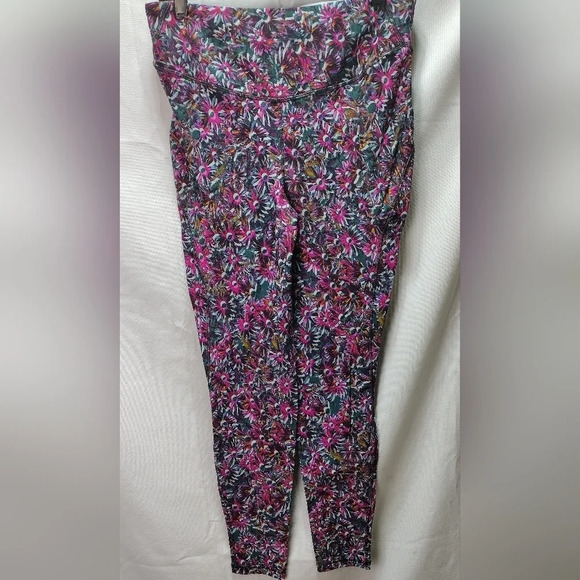 Lululemon Base Pace HR Tight 28" Lined Leggings In Floral Electric Multi Sz 12 - Picture 1 of 6